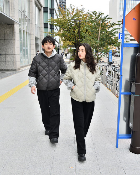 HIKING PATROL "BASE LT DOWN ZIP JACKET(SAND)"