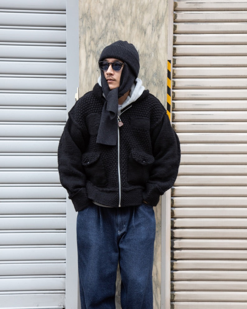 COMESANDGOES カムズアンドゴーズ　WOOL STANDARD KNIT(マフラー付き) 帽子 通販 愛知県 名古屋 丸の内 セレクトショップ THIRD PLACE サードプレイス