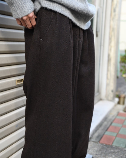 and wander アンドワンダー REWOOL tweed wide pants スラックス  愛知県 名古屋 丸の内 セレクトショップ THIRD PLACE サードプレイス