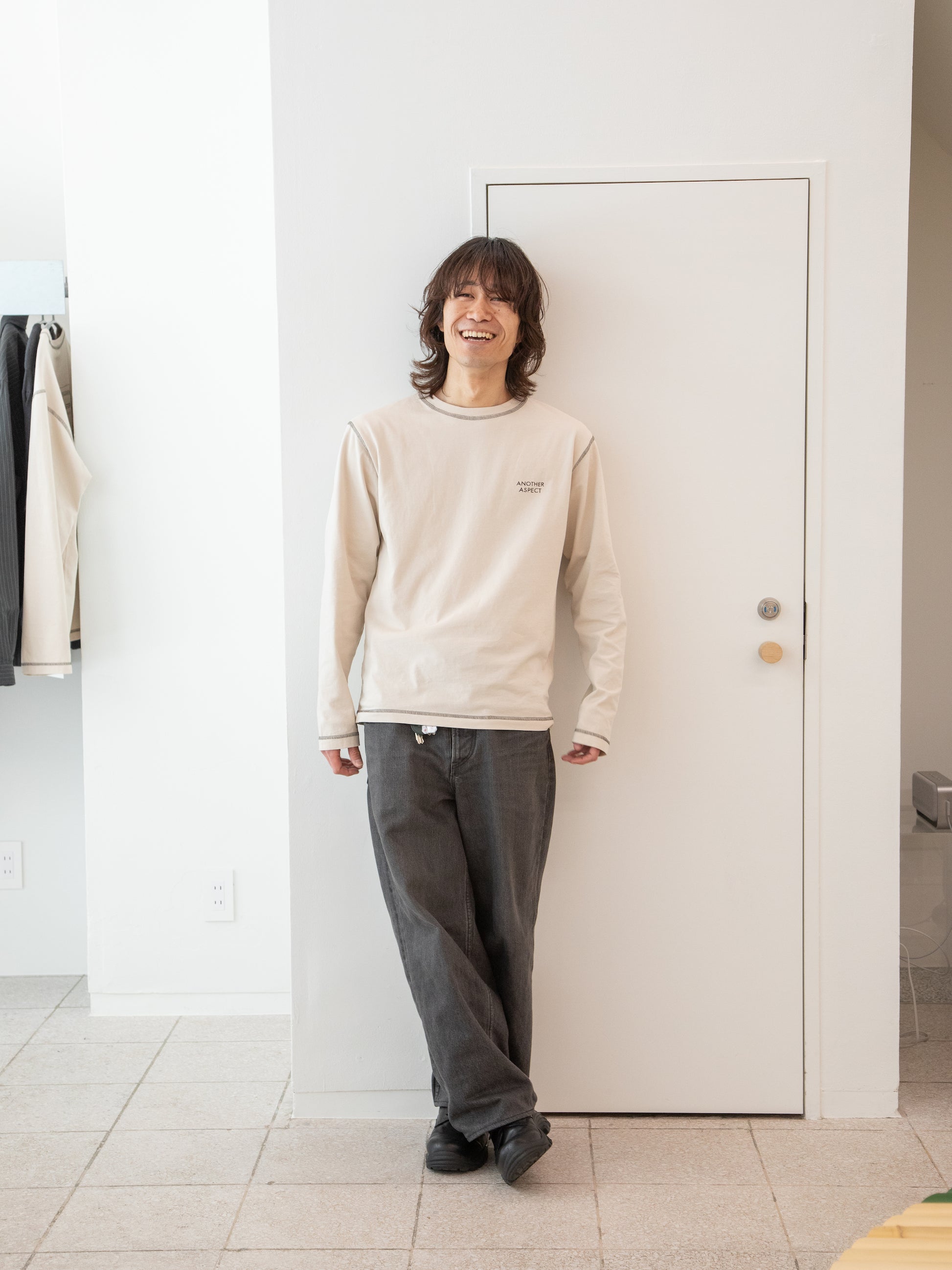 ANOTHER ASPECT アナザーアスペクト T-SHIRT 3.0 Tシャツ ロングスリーブ 春 コットン ナチュラル 別注 限定 デンマーク コペンハーゲン 日本取り扱い 名古屋 丸の内 セレクトショップ THIRD PLACE サードプレイス