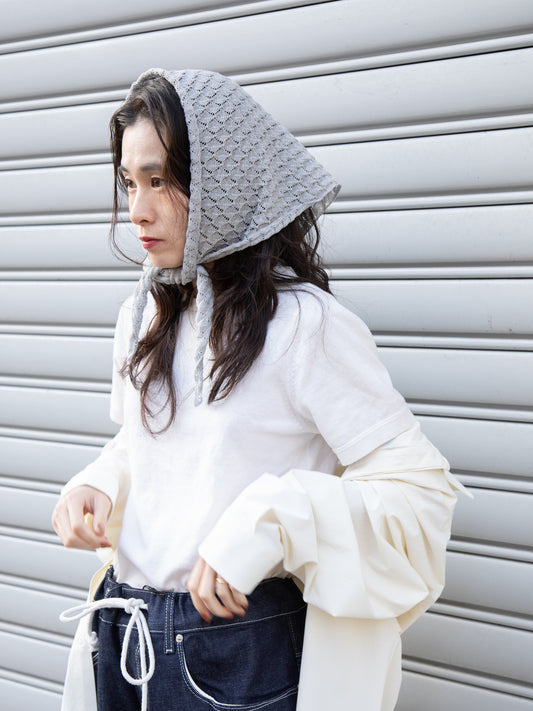 Ernie Palo アーニーパロ Open Work Knit Scarf EP11FKNAC01 スカーフ 愛知県 名古屋 丸の内 セレクトショップ THIRD PLACE サードプレイス