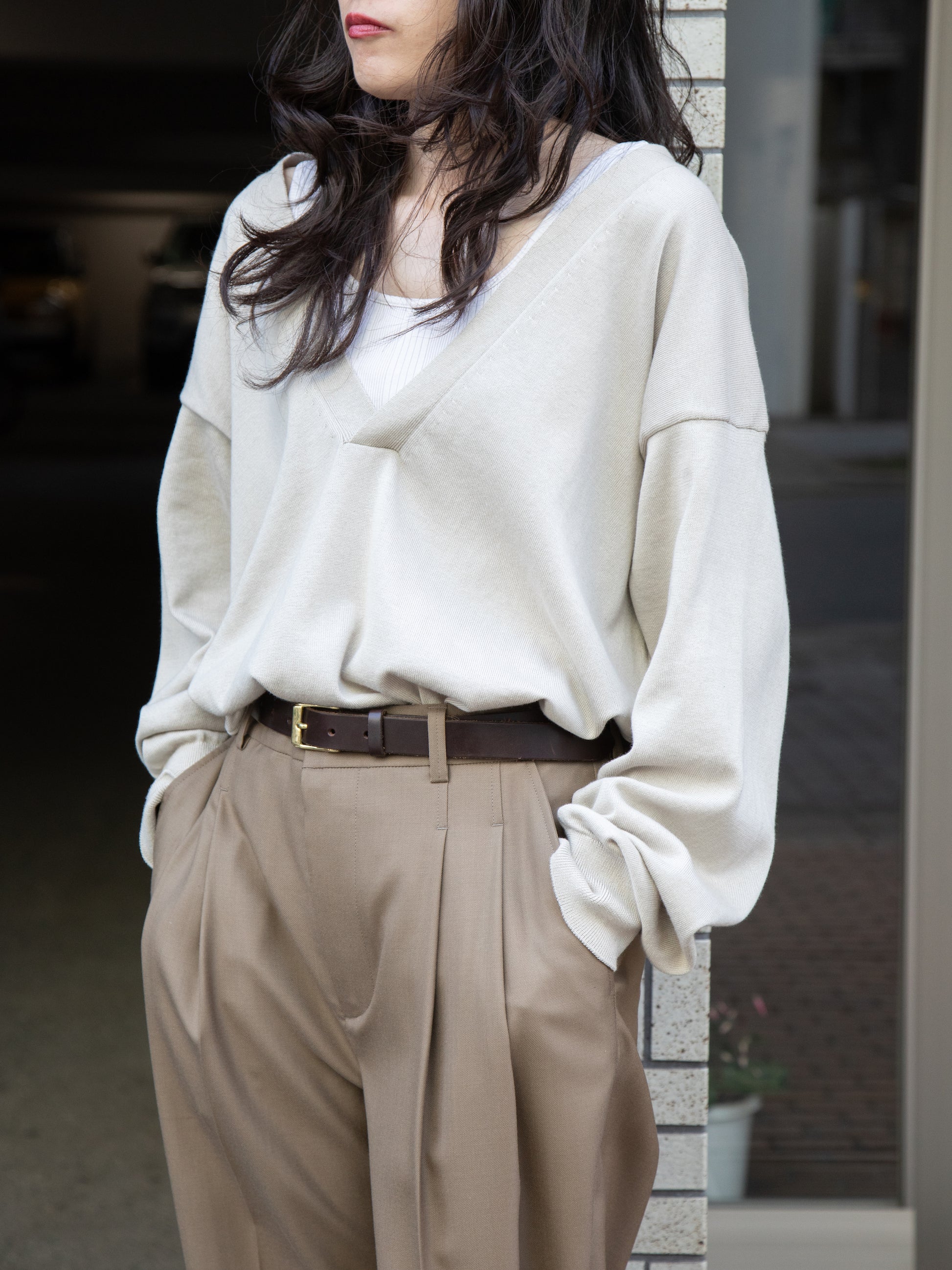Ernie Palo アーニーパロ V-neck Knit EP11KN01 シルク ニット 愛知県 名古屋 丸の内 セレクトショップ THIRD PLACE サードプレイス