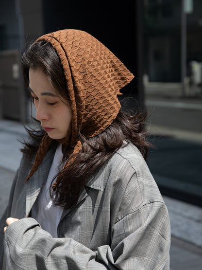 Ernie Palo アーニーパロ Open Work Knit Scarf EP11FKNAC01 小物 スカーフ 愛知県 名古屋 丸の内 セレクトショップ THIRD PLACE サードプレイス