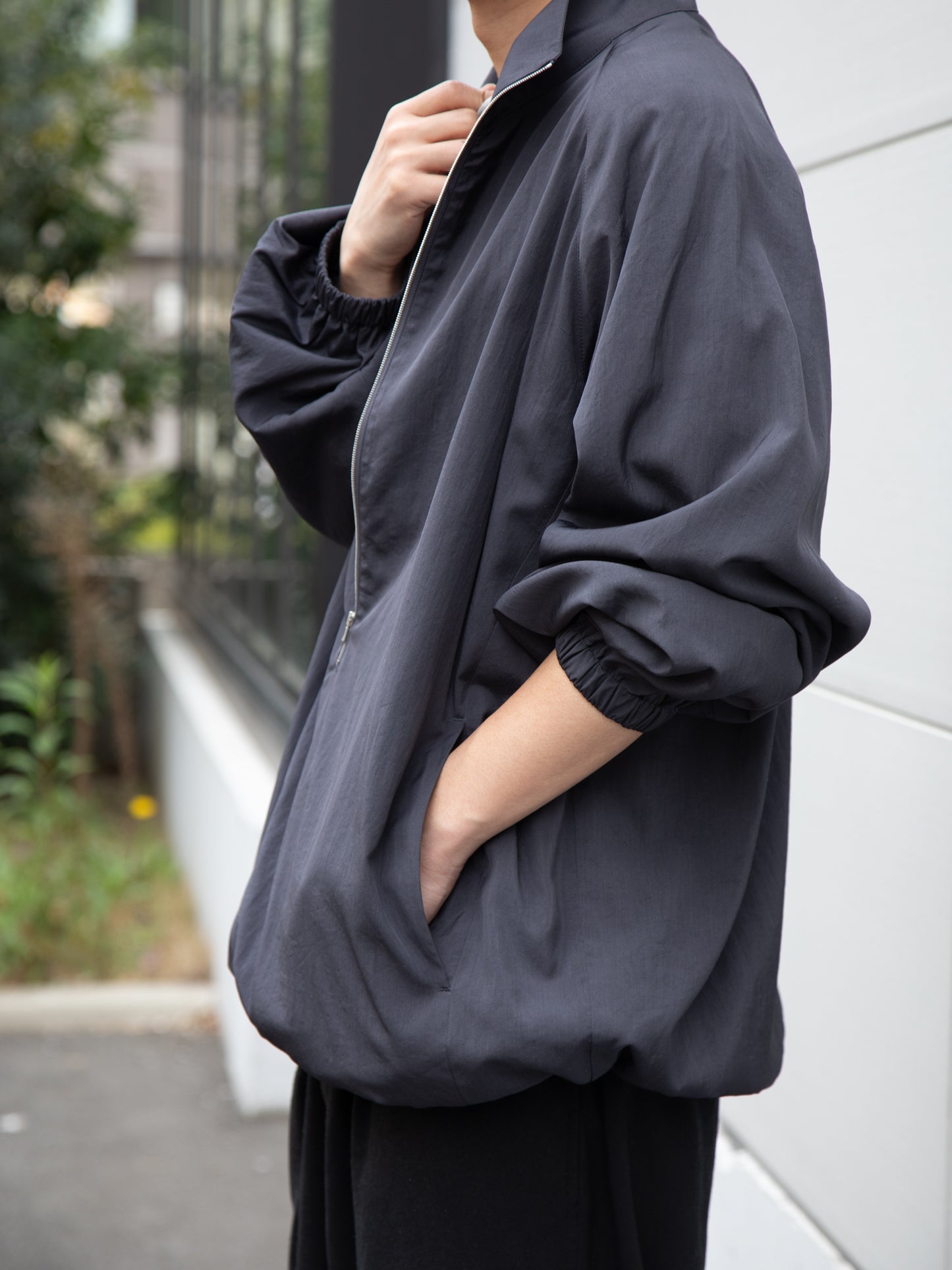 YOKE ヨーク Silk Nylon 3/4 Zip Pullover YK26SS01175B シルク ナイロン 26SS 日本取り扱い 名古屋 丸の内 セレクトショップ THIRD PLACE サードプレイス