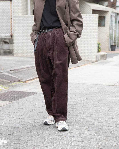 and wander アンドワンダー corduroy pants コーデュロイパンツ ブラウン 愛知県 名古屋 丸の内 セレクトショップ THIRD PLACE サードプレイス