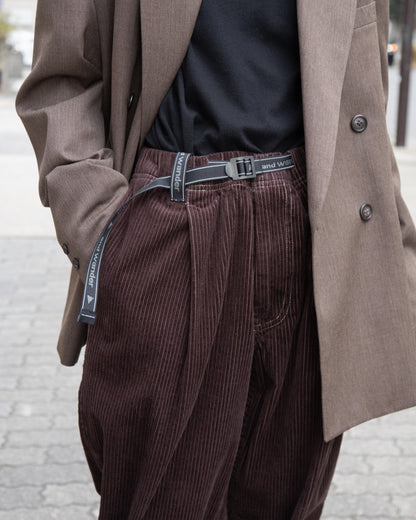 and wander アンドワンダー corduroy pants コーデュロイパンツ ブラウン 愛知県 名古屋 丸の内 セレクトショップ THIRD PLACE サードプレイス