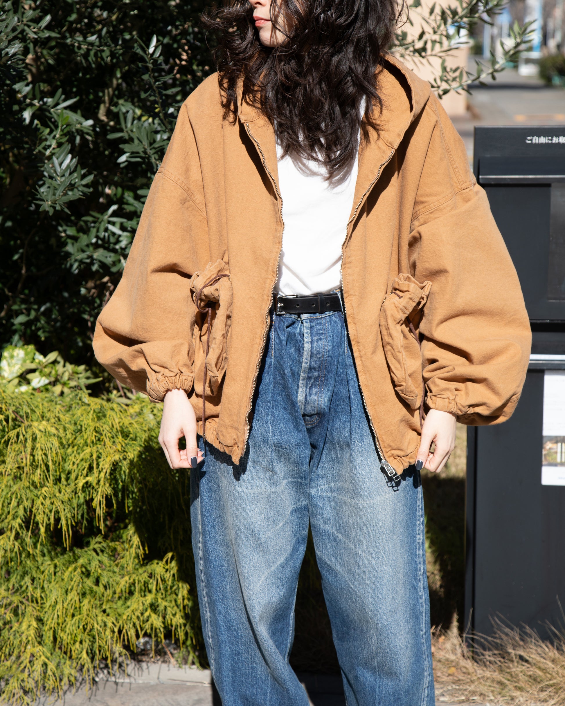 refomed リフォメッド KINCHAKU DUCK HOODIE RENGA ブラウン 夏 春 秋 冬 ベージュ ジャケット 愛知県 名古屋 丸の内 セレクトショップ THIRD PLACE サードプレイス