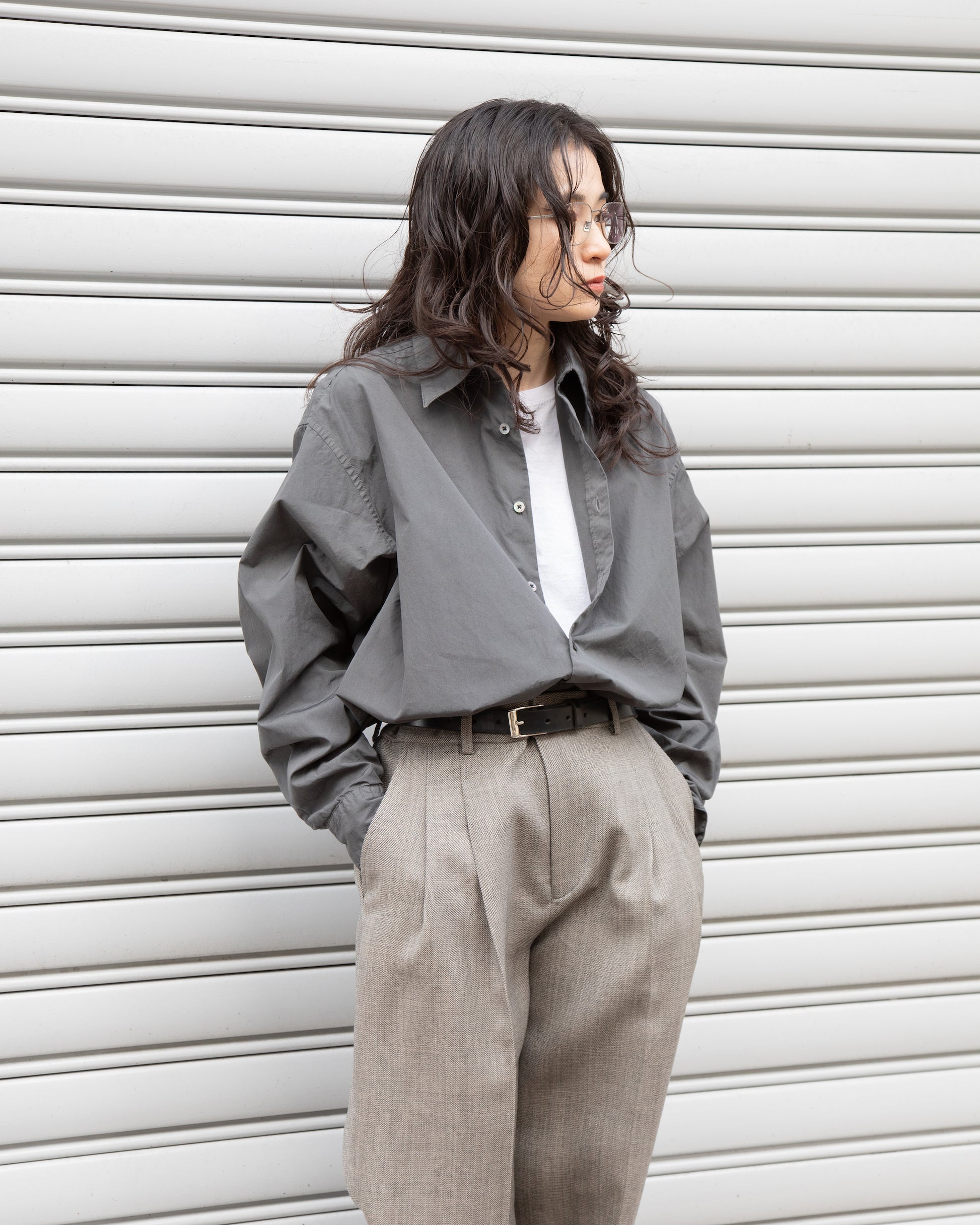 YOKE ヨーク Suvin Gold Cotton Poplin Loose Fit Shirt シャツ 日本取り扱い 名古屋 丸の内 セレクトショップ THIRD PLACE サードプレイス