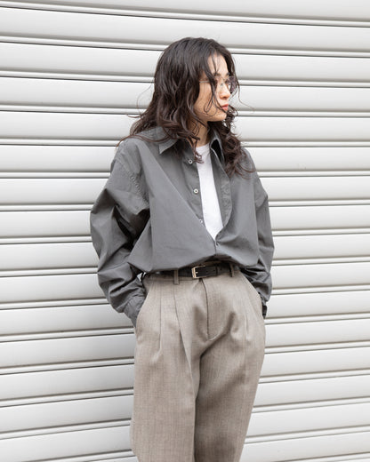 YOKE ヨーク Suvin Gold Cotton Poplin Loose Fit Shirt シャツ 日本取り扱い 名古屋 丸の内 セレクトショップ THIRD PLACE サードプレイス