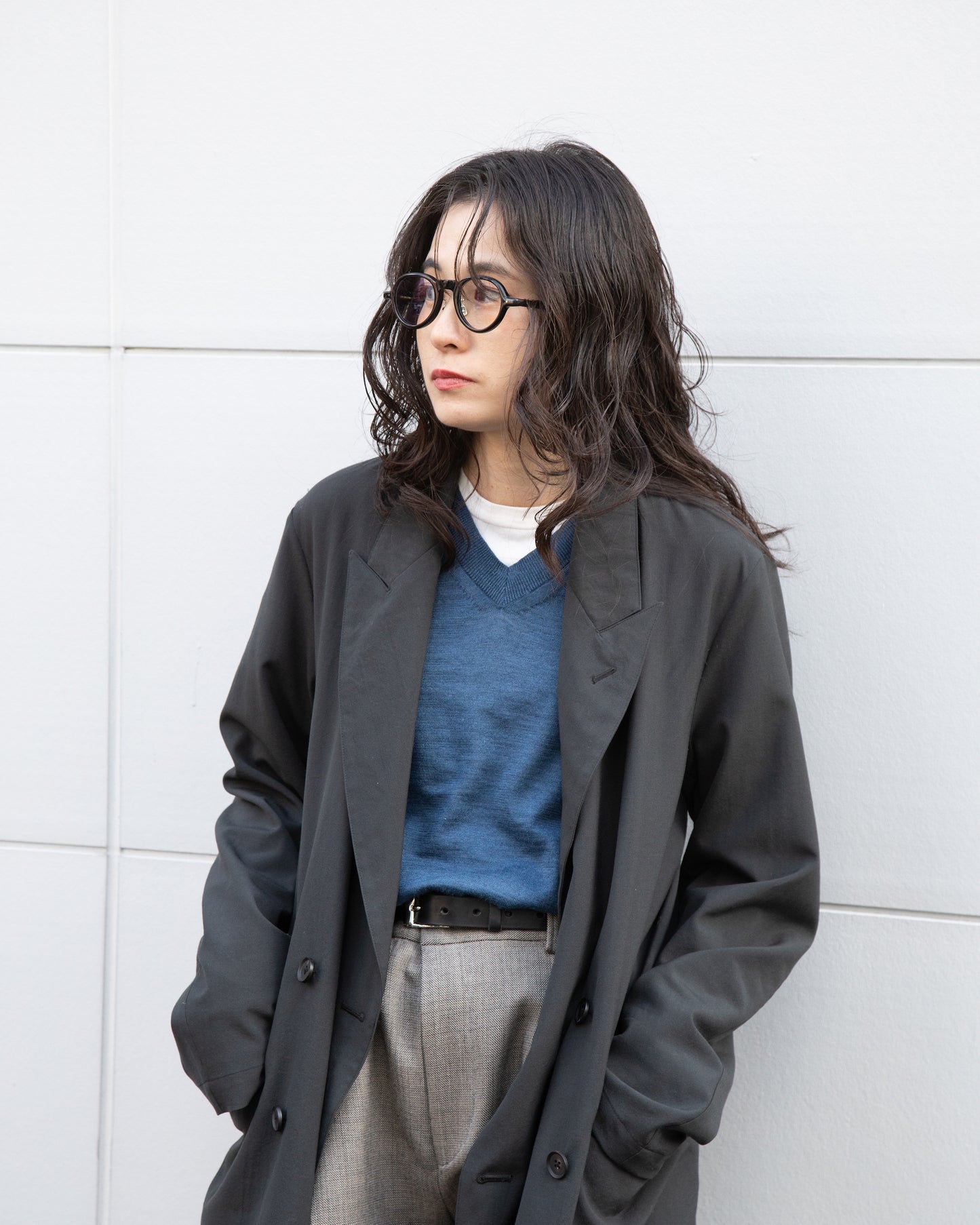 YOKE ヨーク RAMIE WOOL V-NECK SWEATER YK26SS01245S ニット 春ニット ラミーウール 26SS 日本取り扱い 名古屋 丸の内 セレクトショップ THIRD PLACE サードプレイス