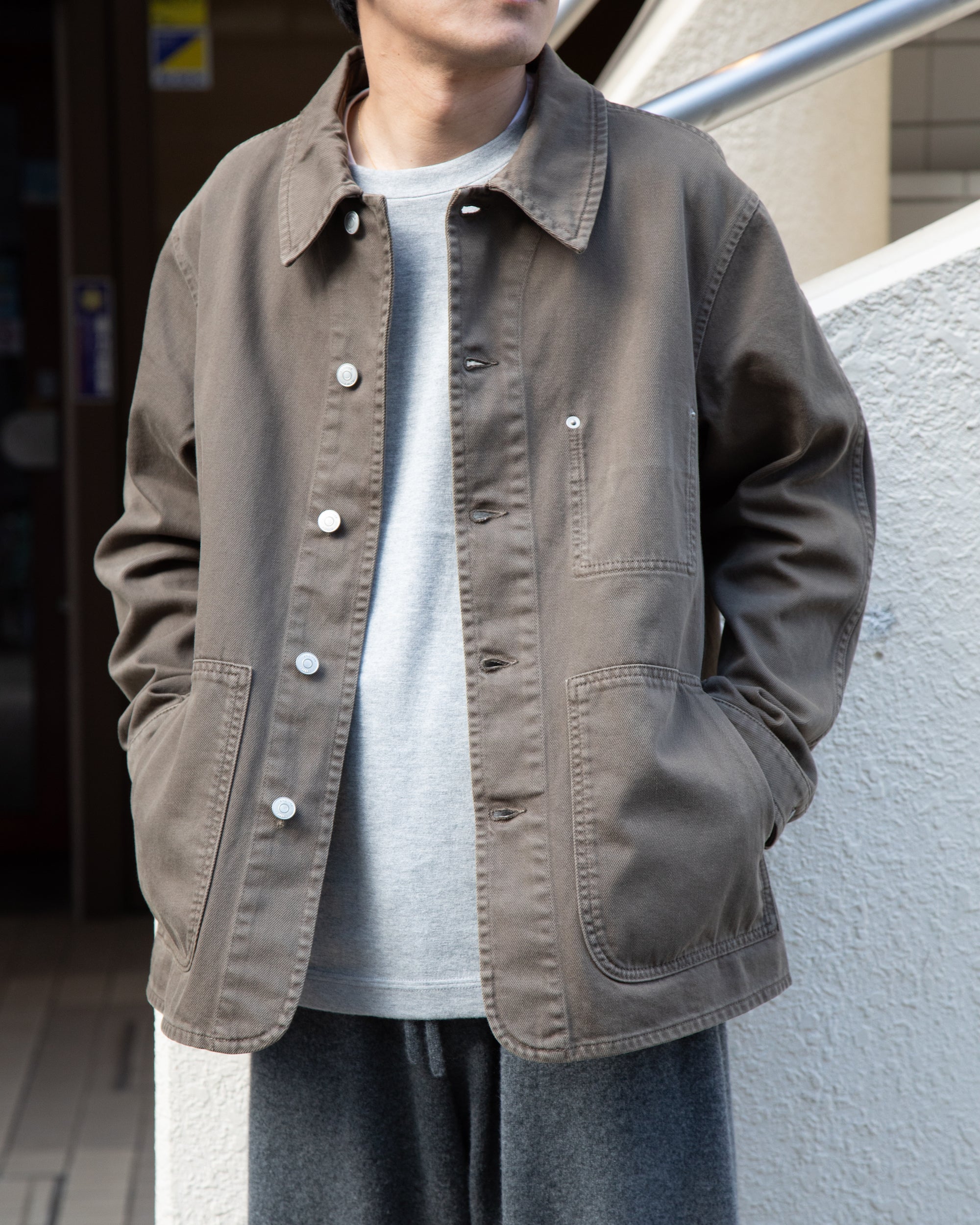 美品another aspect DENIM JACKET 1.0 ANOTHER Denim Jacket 1.0, Used Blue - ANOTHER ASPECT