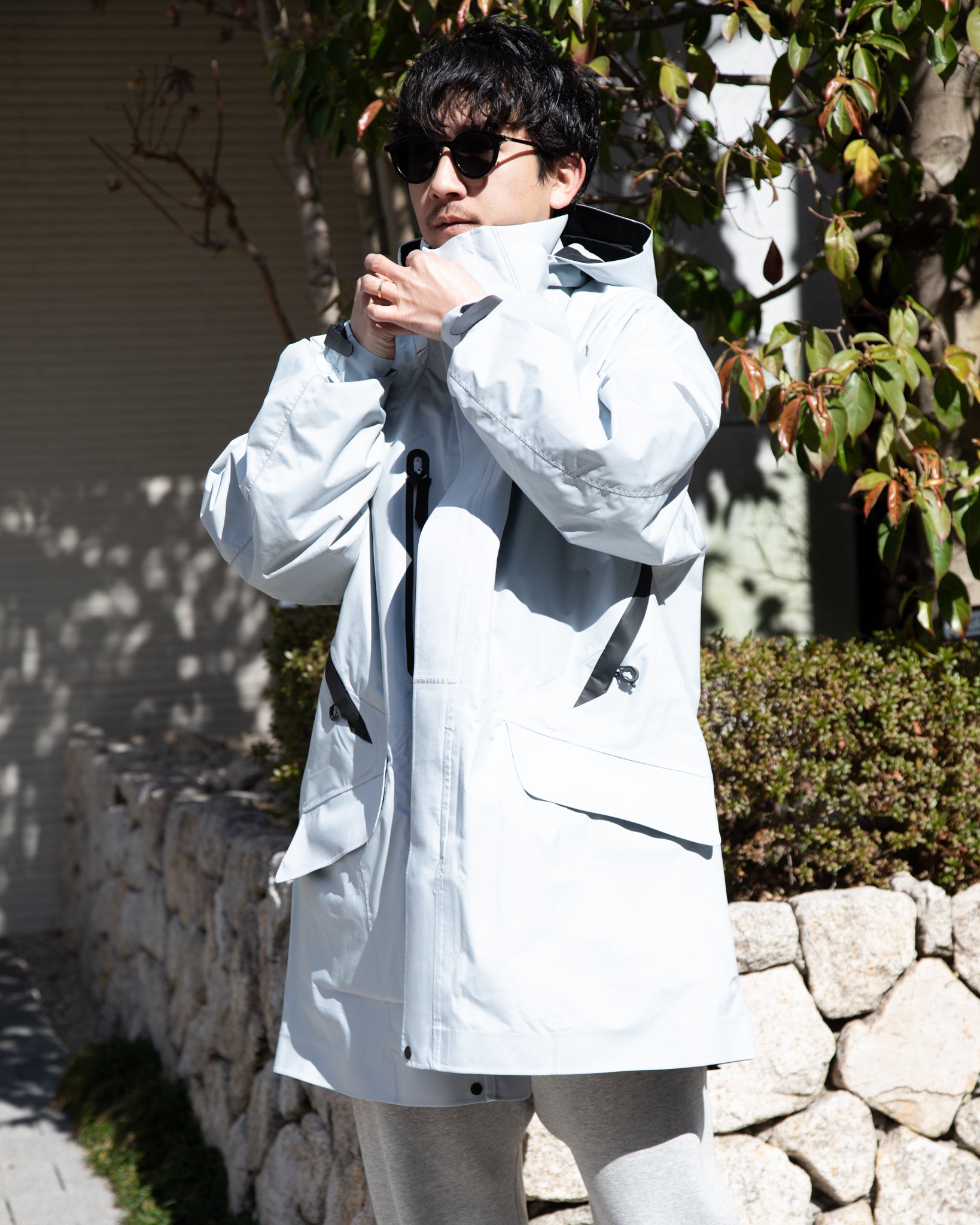 and wander アンドワンダー 574-6111004 3rain proof coat コート 撥水 ミドル丈 名古屋 愛知 セレクトショップ THIRD PLACE サードプレイス