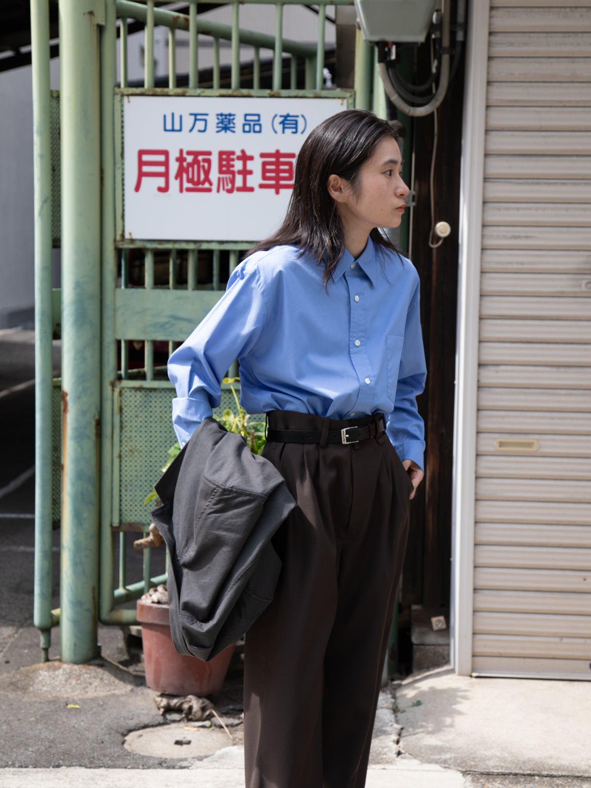 Ernie Palo アーニーパロ Standard Shirt EP12SH01 シャツ サックス SAX ベーシック ユニセックス 26AW 愛知県 名古屋 丸の内 セレクトショップ THIRD PLACE サードプレイス