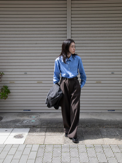 Ernie Palo アーニーパロ Standard Shirt EP12SH01 シャツ サックス SAX ベーシック ユニセックス 26AW 愛知県 名古屋 丸の内 セレクトショップ THIRD PLACE サードプレイス