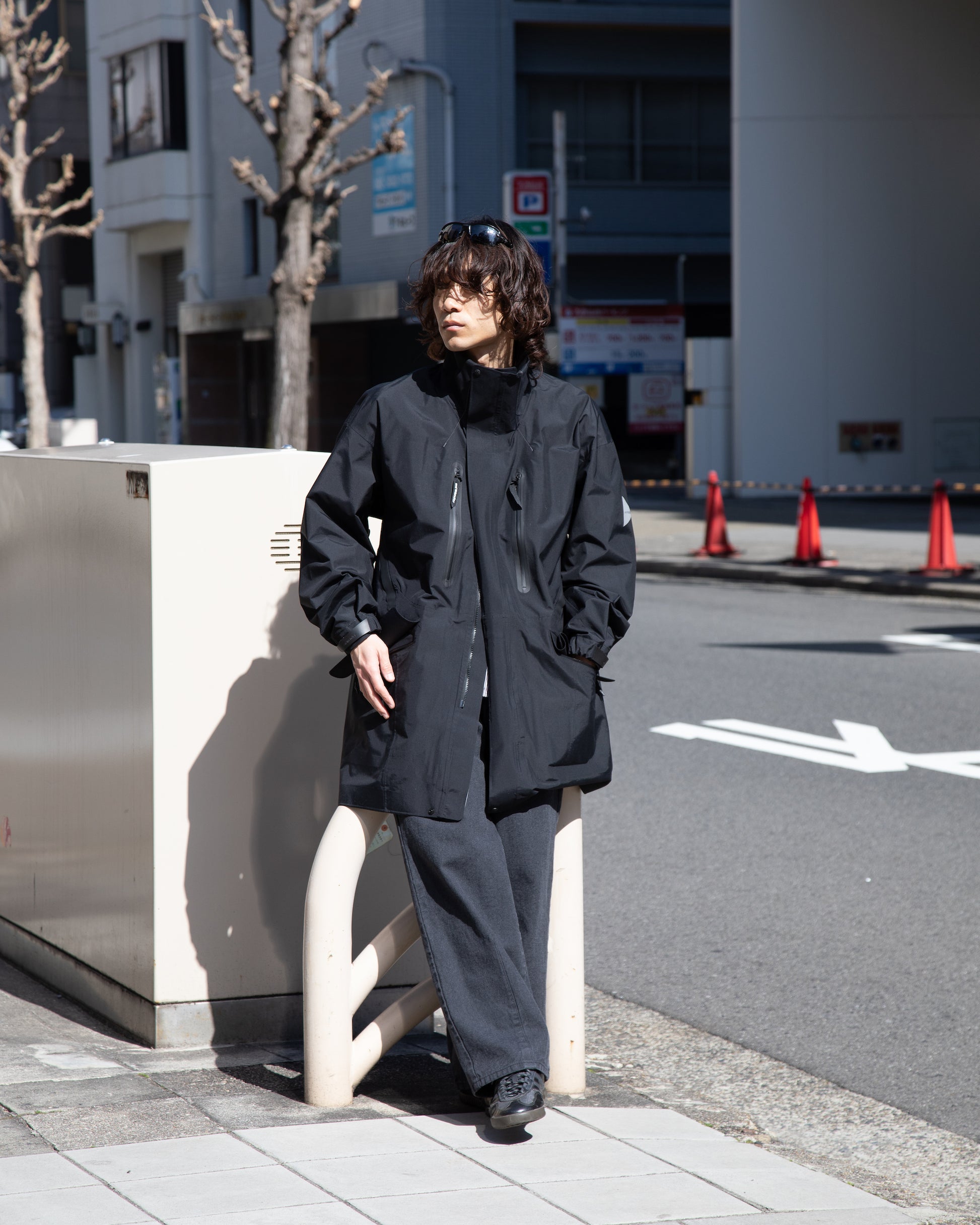 and wander アンドワンダー 574-5211004 3rain proof coat コート 撥水 ミドル丈 名古屋 愛知 セレクトショップ THIRD PLACE サードプレイス