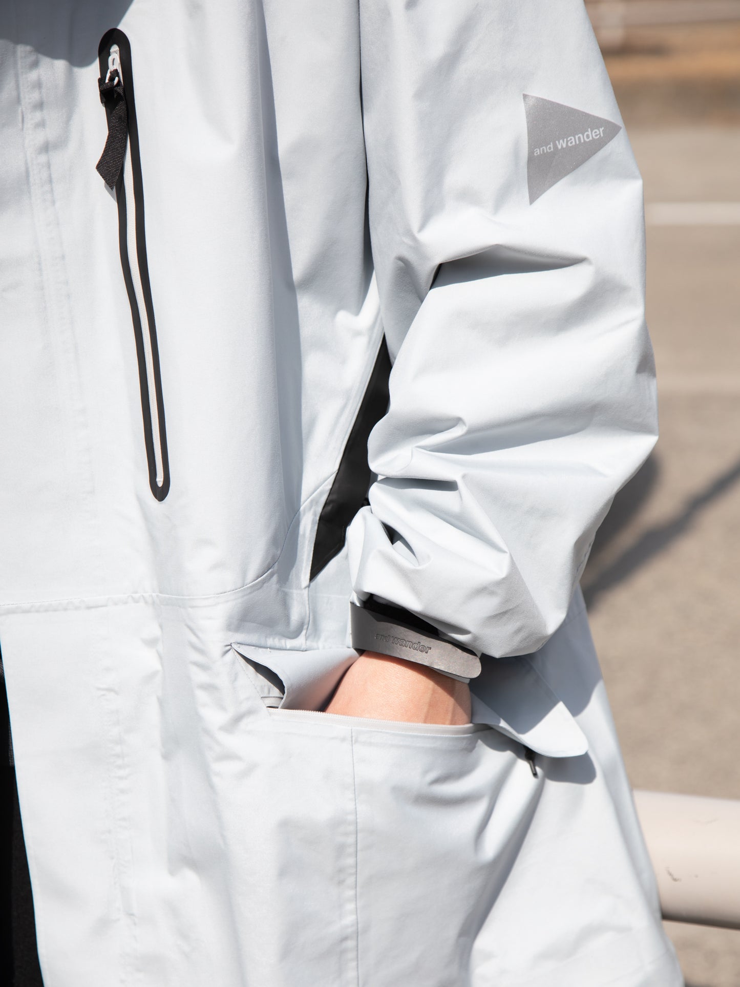 and wander アンドワンダー 574-6111004 3rain proof coat コート 撥水 ミドル丈 名古屋 愛知 セレクトショップ THIRD PLACE サードプレイス