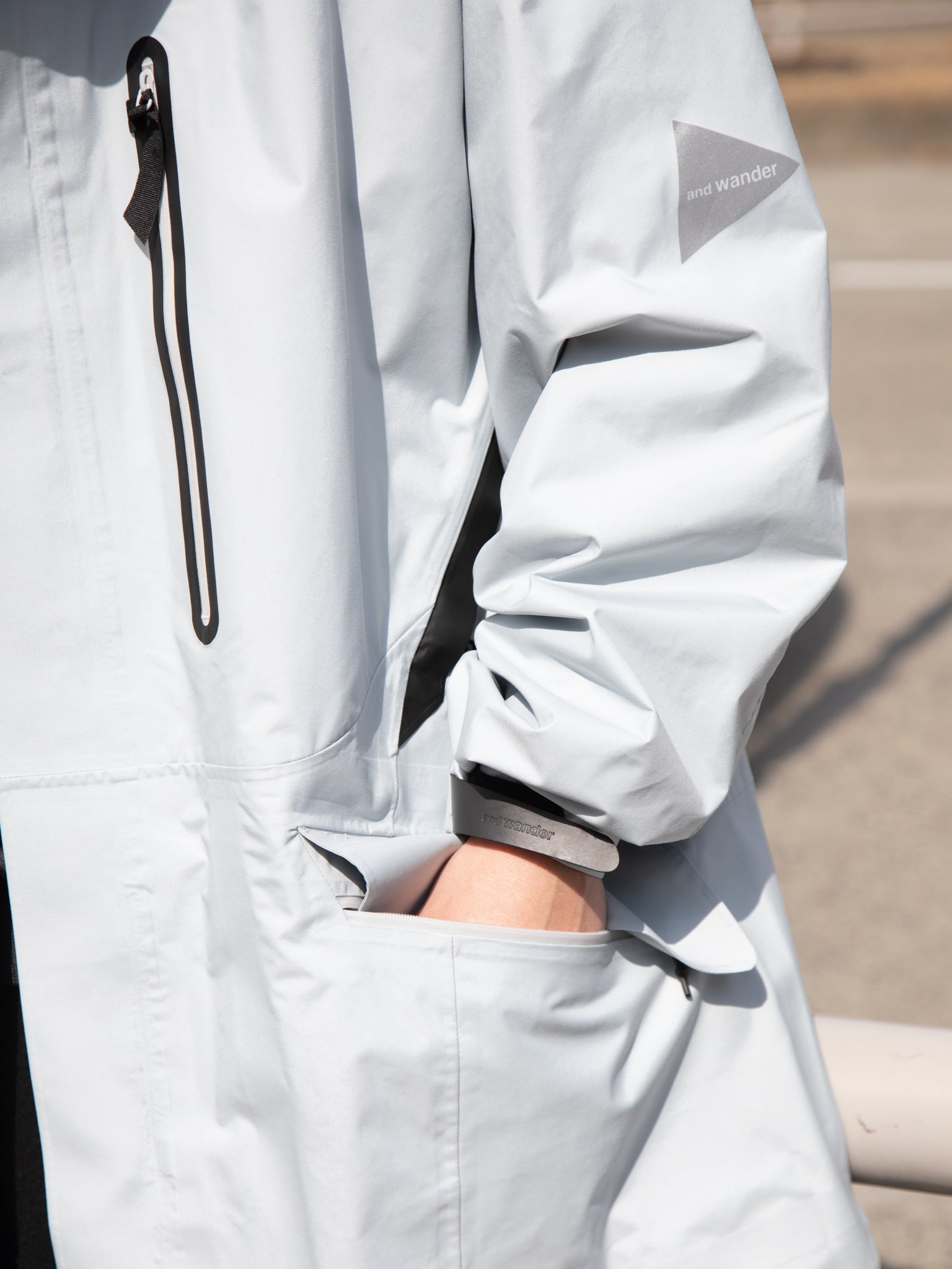and wander アンドワンダー 574-6111004 3rain proof coat コート 撥水 ミドル丈 名古屋 愛知 セレクトショップ THIRD PLACE サードプレイス