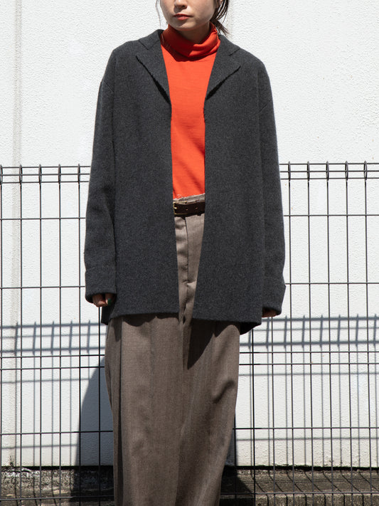 YOKE ヨーク Cashmere Crewneck Sweater YK26FW01389S CHARCOAL チャコール カシミア スウェット 26FW 日本取り扱い 名古屋 丸の内 セレクトショップ THIRD PLACE サードプレイス