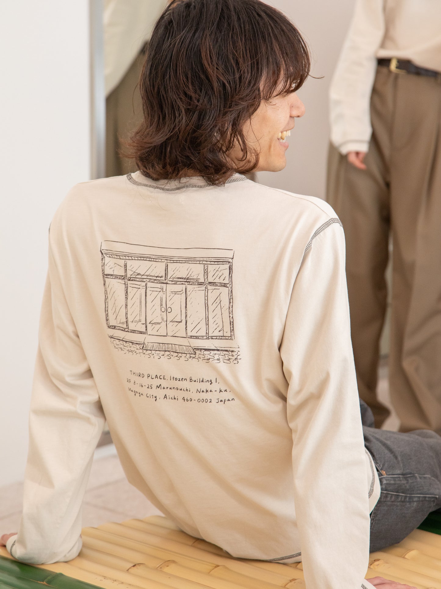 ANOTHER ASPECT アナザーアスペクト T-SHIRT 3.0 Tシャツ ロングスリーブ 春 コットン ナチュラル 別注 限定 デンマーク コペンハーゲン 日本取り扱い 名古屋 丸の内 セレクトショップ THIRD PLACE サードプレイス