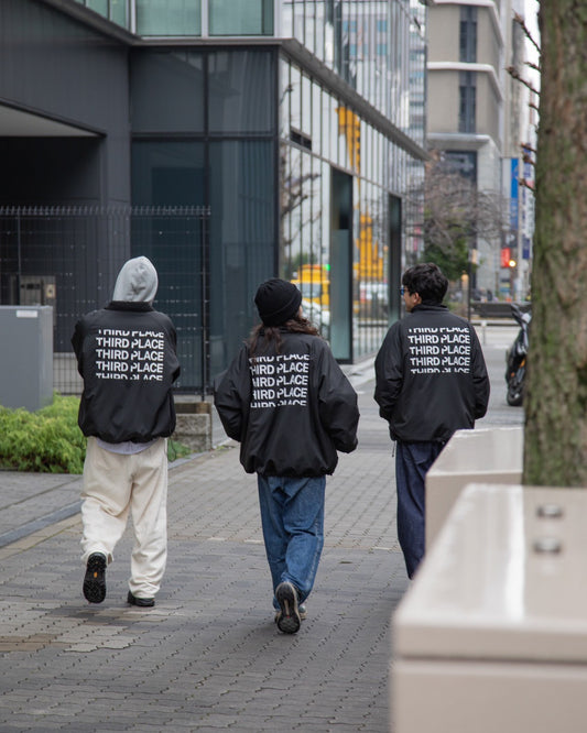 ISNESS MUSIC イズネスミュージック イズネス 別注 リバーシブル ナイロン フリースジャケット 日本 名古屋 丸の内 セレクトショップ THIRD PLACE サードプレイス