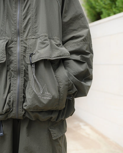 and wander×ROA ロア アンドワンダーgarment dye nylon hooded jacket ジャケット 名古屋 愛知県 東海 セレクトショップ THIRD PLACE サードプレイス