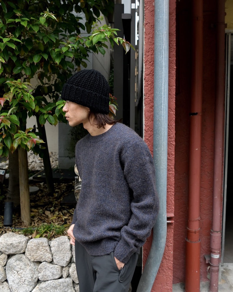 COMESANDGOES カムズアンドゴーズ ビッグ ニット キャップ COMESANDGOES - Big Knit -ニットキャップ-（Black /ブラック