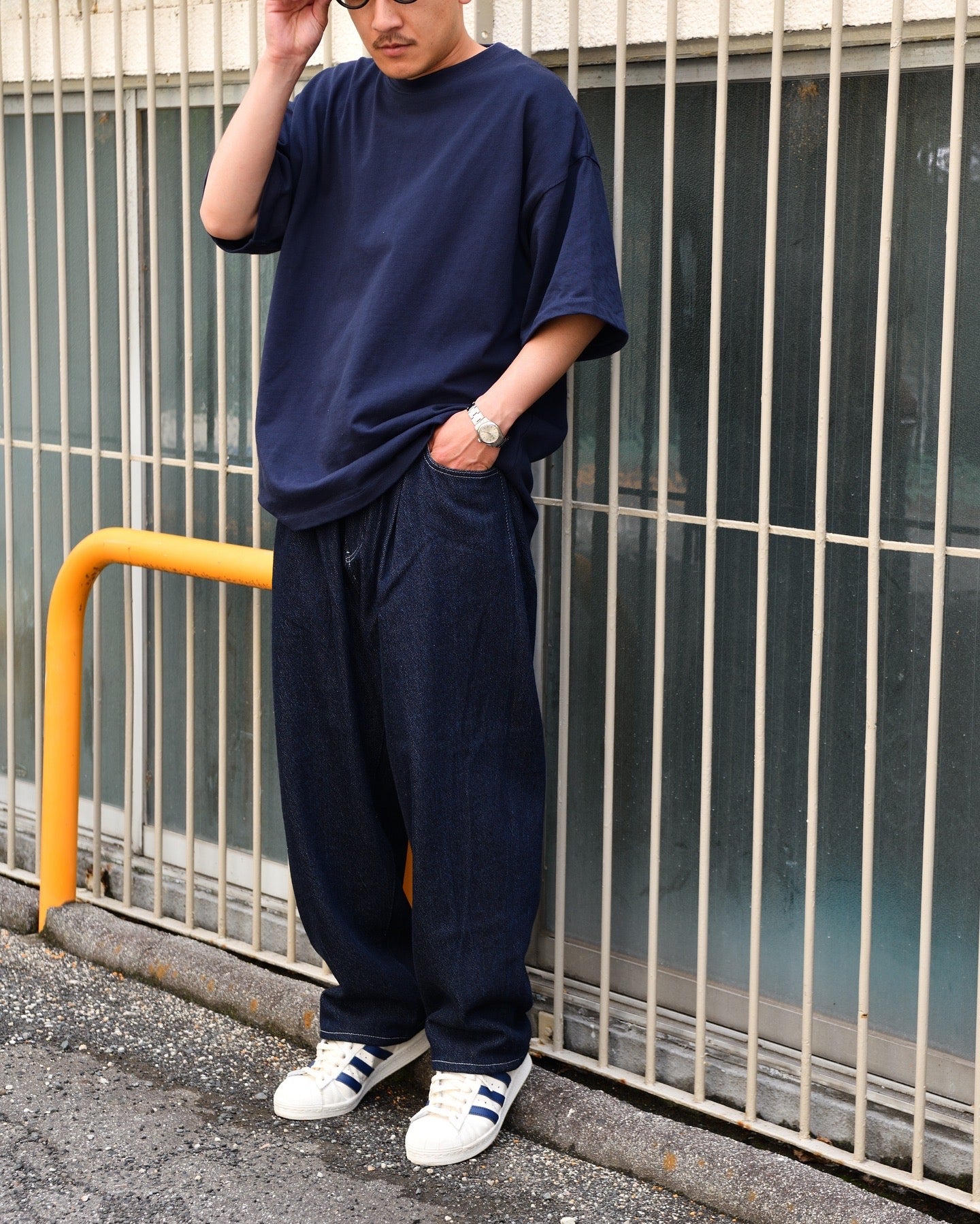 WELCOME-RAIN for THIRD PLACE "5 Pocket Denim (INDIGO)"