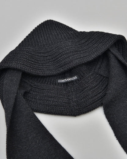 COMESANDGOES カムズアンドゴーズ　WOOL KNIT BALLON HAT(マフラー付き)　 帽子 通販 愛知県 名古屋 丸の内 セレクトショップ THIRD PLACE サードプレイス