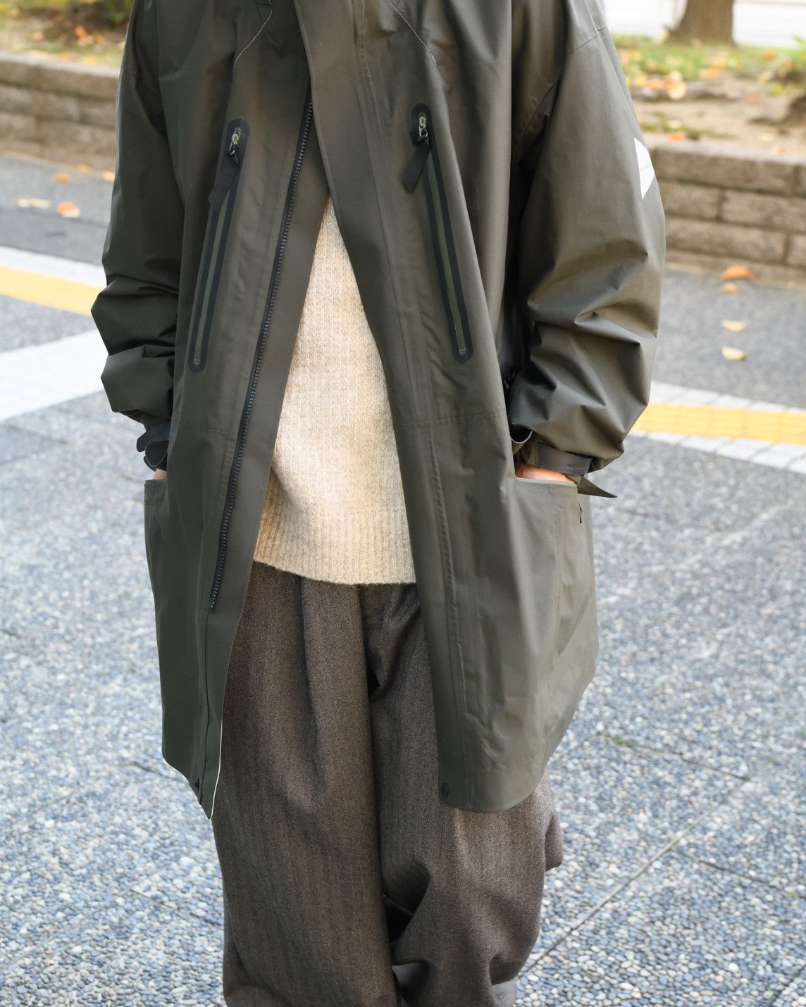 and wander アンドワンダー 取り扱い rain proof coat シェル シャルコート 愛知県 名古屋 丸の内 セレクトショップ THIRD PLACE サードプレイス