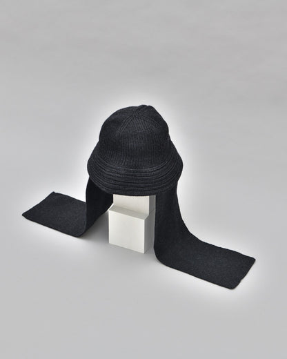 COMESANDGOES カムズアンドゴーズ　WOOL KNIT BALLON HAT(マフラー付き)　 帽子 通販 愛知県 名古屋 丸の内 セレクトショップ THIRD PLACE サードプレイス