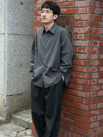 YOKE ヨーク Suvin Gold Cotton Poplin Loose Fit Shirt シャツ 日本取り扱い 名古屋 丸の内 セレクトショップ THIRD PLACE サードプレイス