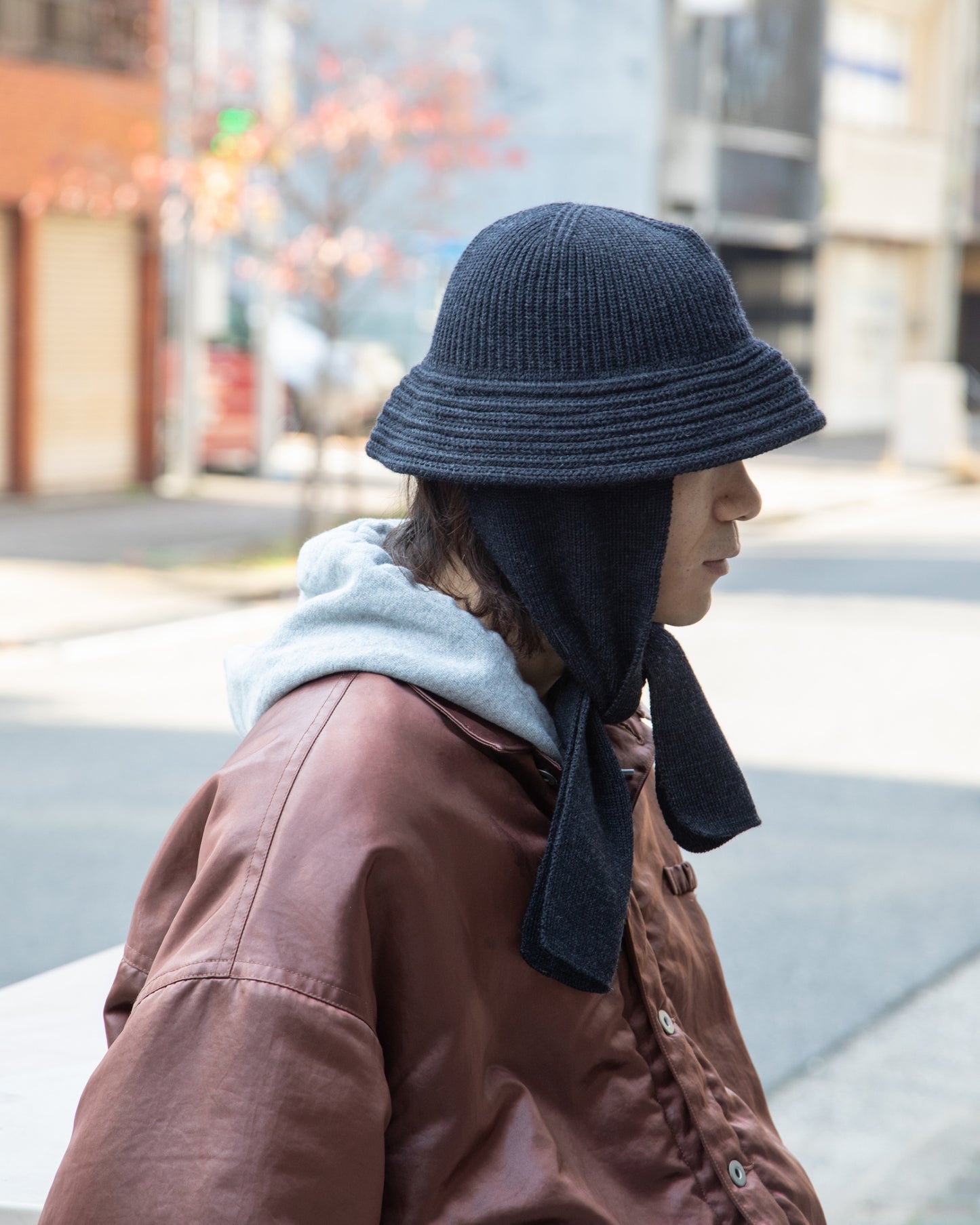 COMESANDGOES カムズアンドゴーズ　WOOL KNIT BALLON HAT(マフラー付き)　 帽子 通販 愛知県 名古屋 丸の内 セレクトショップ THIRD PLACE サードプレイス