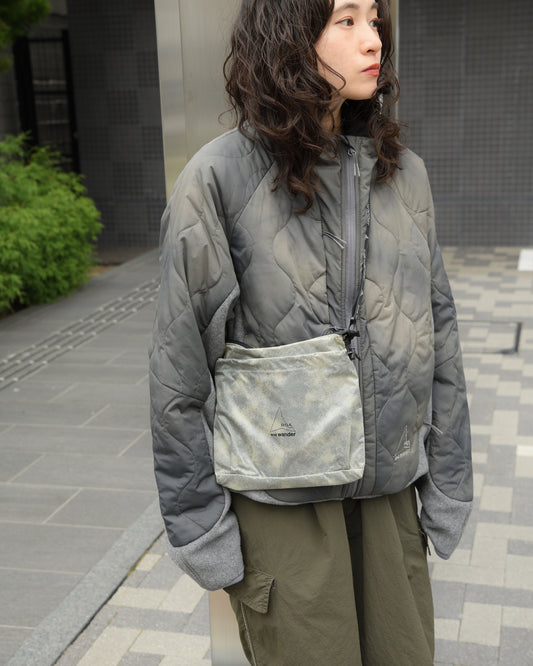 and wander×ROA ロア アンドワンダーsil printed sacoche サコッシュ 名古屋 愛知県 東海 セレクトショップ THIRD PLACE サードプレイス