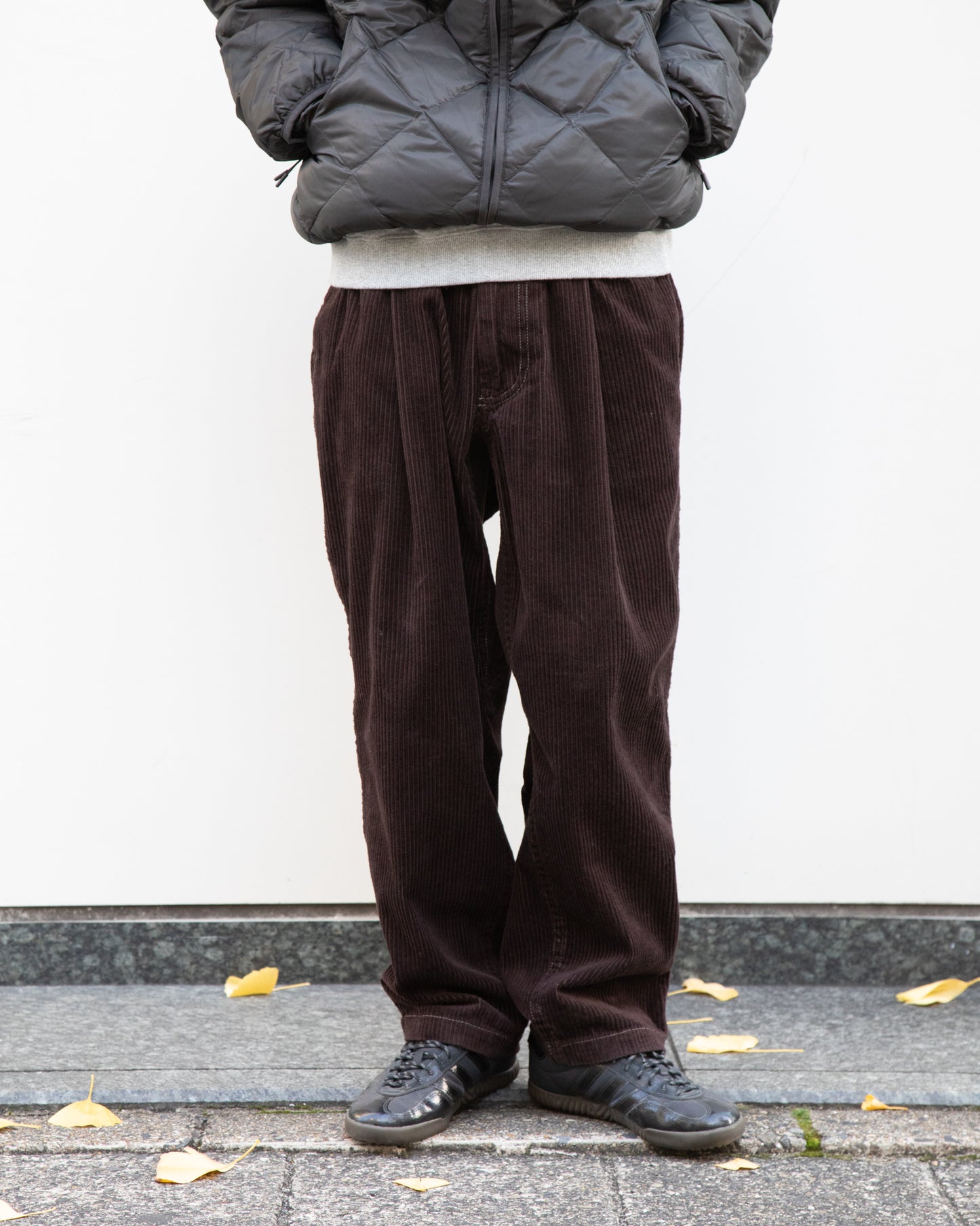 and wander アンドワンダー corduroy pants コーデュロイパンツ ブラウン 愛知県 名古屋 丸の内 セレクトショップ THIRD PLACE サードプレイス