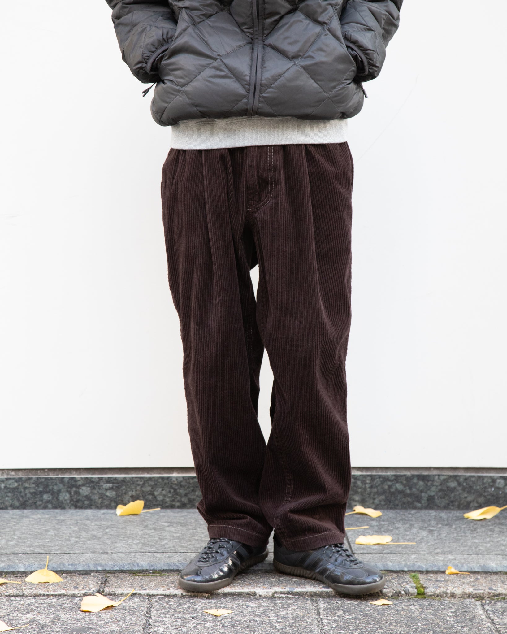 and wander アンドワンダー corduroy pants コーデュロイパンツ ブラウン 愛知県 名古屋 丸の内 セレクトショップ THIRD PLACE サードプレイス