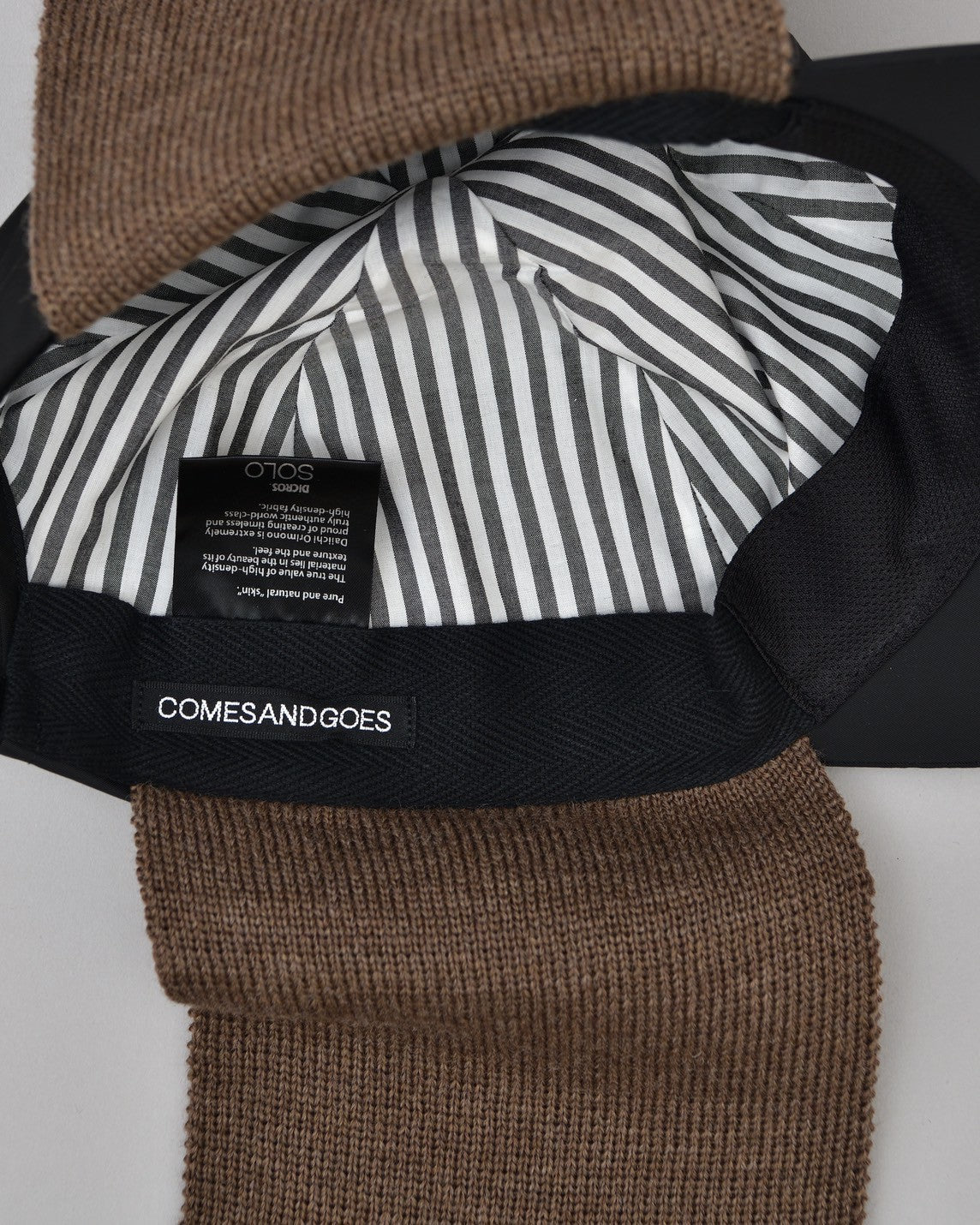COMESANDGOES カムズアンドゴーズ　DICROS&KNITMUFFLER CAP 帽子 通販 愛知県 名古屋 丸の内 セレクトショップ THIRD PLACE サードプレイス