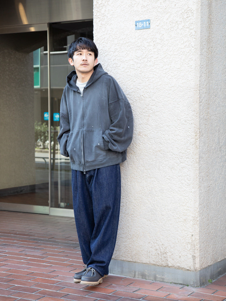refomed リフォメッド FRESH MAN ZIPUP HOODIE RECU-055 コットン ジップフーディー  快適 チャコール 春秋  愛知県 名古屋 丸の内 セレクトショップ THIRD PLACE サードプレイス