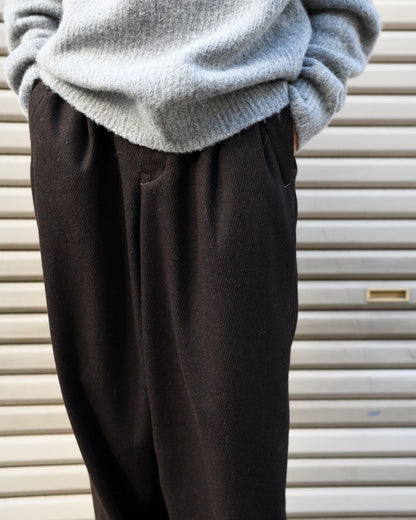 and wander アンドワンダー REWOOL tweed wide pants スラックス  愛知県 名古屋 丸の内 セレクトショップ THIRD PLACE サードプレイス