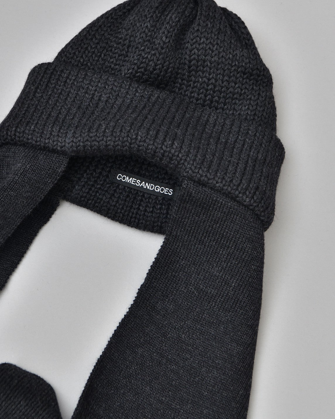 COMESANDGOES カムズアンドゴーズ　WOOL STANDARD KNIT(マフラー付き) 帽子 通販 愛知県 名古屋 丸の内 セレクトショップ THIRD PLACE サードプレイス