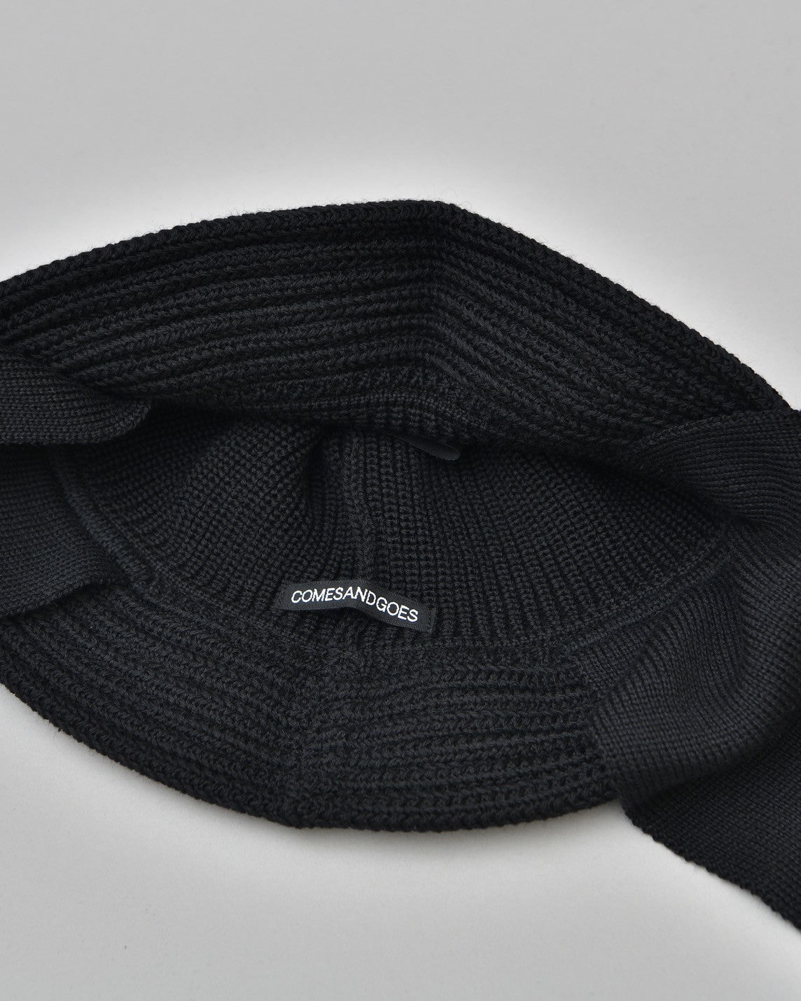 COMESANDGOES カムズアンドゴーズ　WOOL KNIT BALLON HAT(マフラー付き)　 帽子 通販 愛知県 名古屋 丸の内 セレクトショップ THIRD PLACE サードプレイス