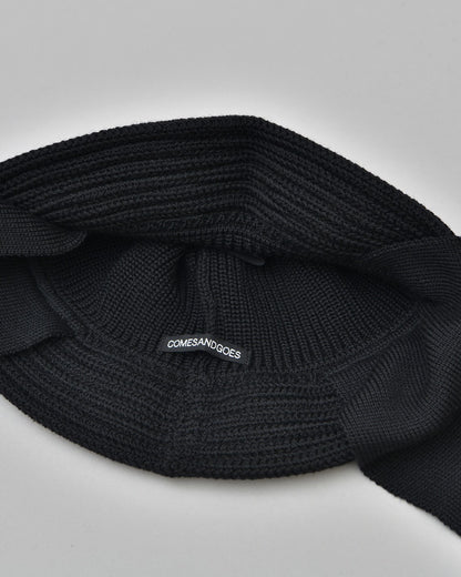 COMESANDGOES カムズアンドゴーズ　WOOL KNIT BALLON HAT(マフラー付き)　 帽子 通販 愛知県 名古屋 丸の内 セレクトショップ THIRD PLACE サードプレイス