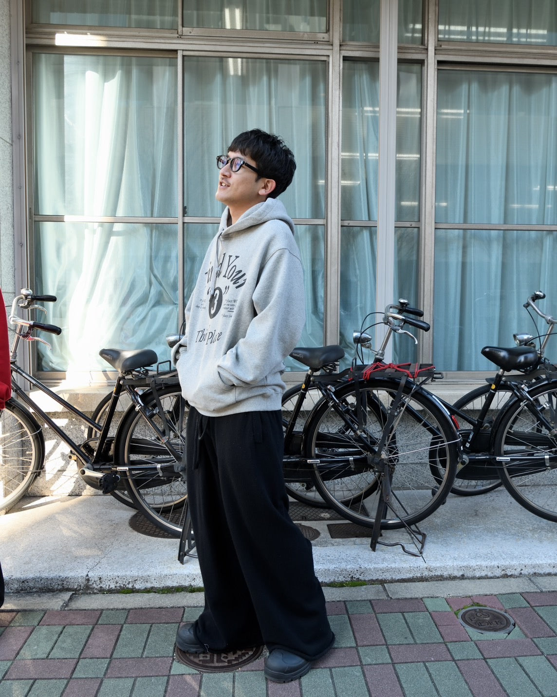 HELS×THIRD PLACE "HOODIE SWEAT(GRAY)"