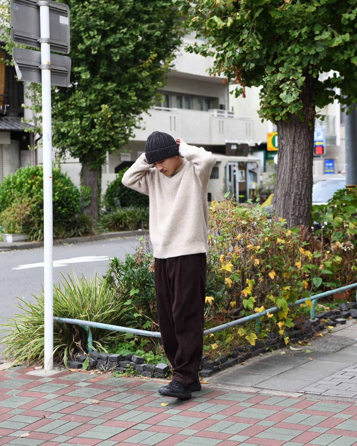 and wander アンドワンダー corduroy pants コーデュロイパンツ ブラウン 愛知県 名古屋 丸の内 セレクトショップ THIRD PLACE サードプレイス