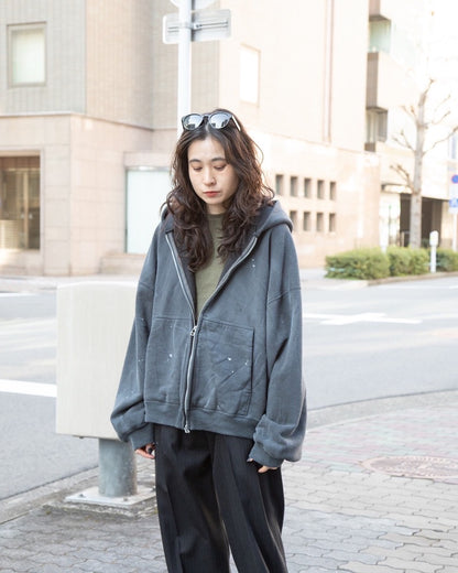 refomed リフォメッド FRESH MAN ZIPUP HOODIE RECU-055 コットン ジップフーディー  快適 チャコール 春秋  愛知県 名古屋 丸の内 セレクトショップ THIRD PLACE サードプレイス