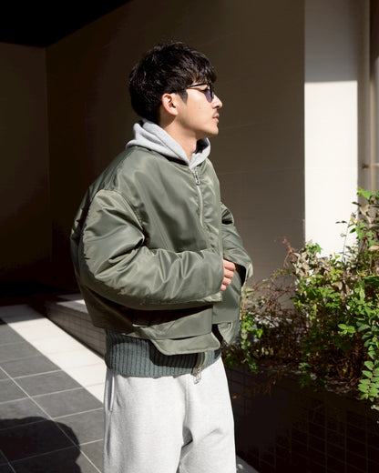 YOKE ヨーク Connected Rib Knit Flight Jacket アウター フライトジャケット 愛知県 名古屋 丸の内 セレクトショップ THIRD PLACE サードプレイス