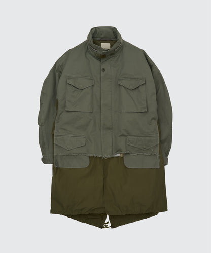 YOKE "Connected Military Coat"