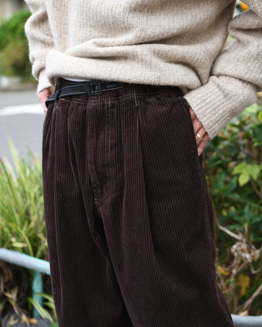 and wander アンドワンダー corduroy pants コーデュロイパンツ ブラウン 愛知県 名古屋 丸の内 セレクトショップ THIRD PLACE サードプレイス