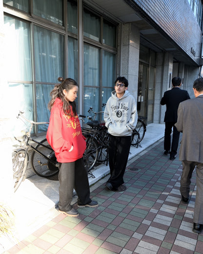 HELS×THIRD PLACE "HOODIE SWEAT(RED)"