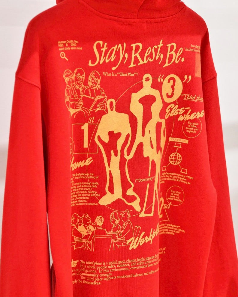 HELS ヘルス 別注 解釈 スウェット パーカー名古屋 丸の内 セレクトショップ THIRD PLACE サードプレイス