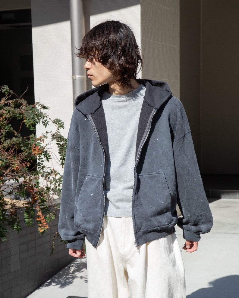 refomed リフォメッド FRESH MAN ZIPUP HOODIE RECU-055 コットン ジップフーディー  快適 チャコール 春秋  愛知県 名古屋 丸の内 セレクトショップ THIRD PLACE サードプレイス